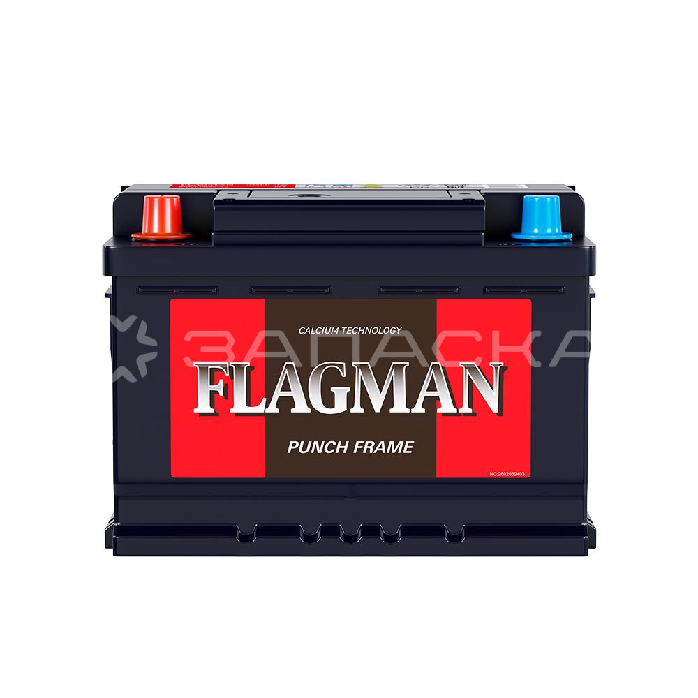 Аккумулятор автомобильный FLAGMAN 60Ah L2.1 прямая полярность (CA)