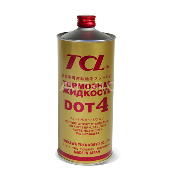 Тормозная жидкость TCL DOT4 1л