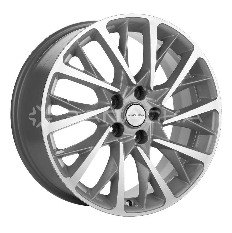 18   Khomen   KHW1804 ZV Chery Tiggo 8/ 8 Pro  7.5*18 5*108 ET47 D60.1  F-SILVER-FP